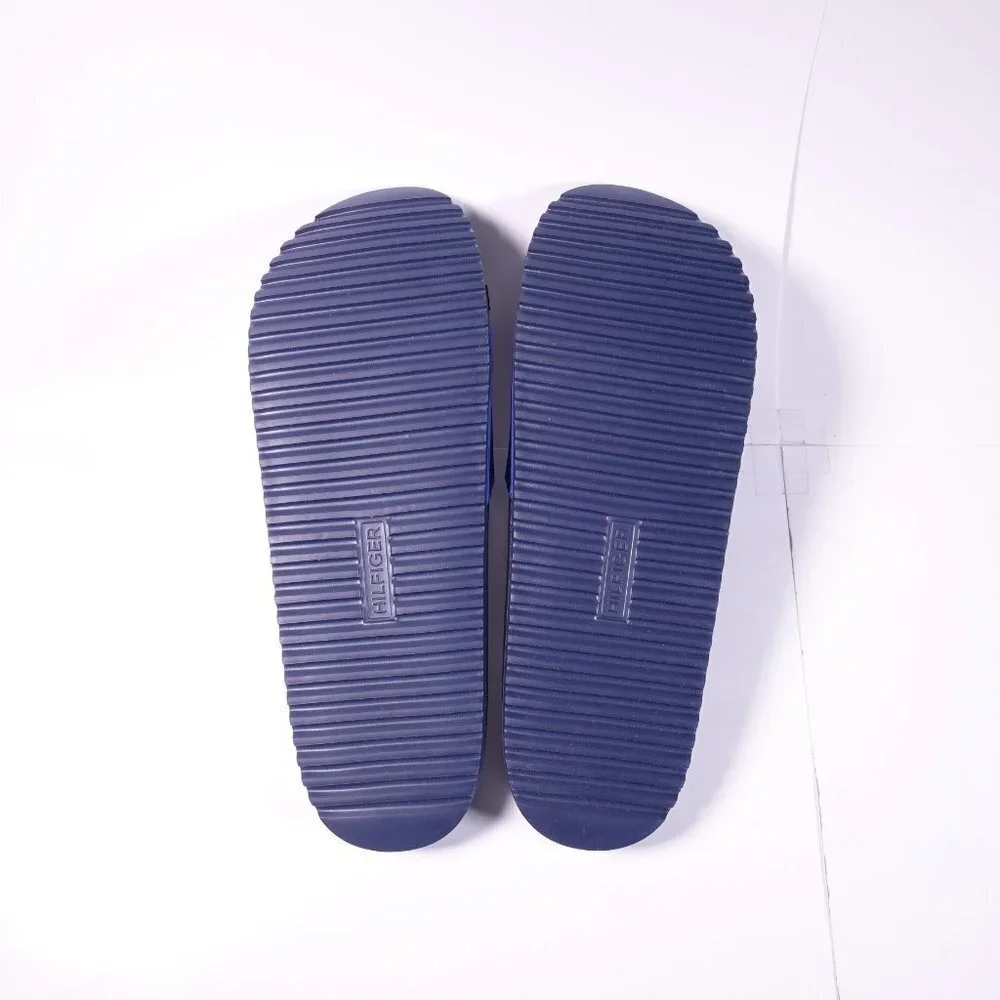 Tommy Hilfiger Ramen Slide Sandals Medium Blue